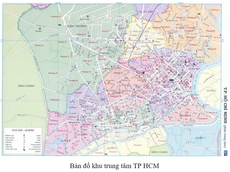 Bản đồ Thành phố Hồ Chí Minh - Tổng hợp các loại mới nhất 2020