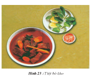 Câu 1 trang 43 SGK Công Nghệ 9 - Nấu ăn 