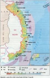 Nam trung bộ: Hãy xác định trên bản đồ Hành chính Việt Nam vị trí địa lí và phạm vi lãnh thổ của vùng Duyên hải Nam Trung Bộ. Vị trí địa lí có ảnh hưởng như thế nào đến sự phát triển kinh tế - xã hội của vùng?