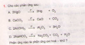 Bài 1 trang 82 sgk hoá học 10