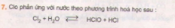 Bài 7 trang 163 SGK hóa học 10