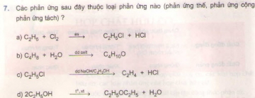 Bài 7 trang 108 sgk hoá học 11