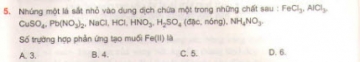 Bài 5 trang 89 sgk hoá học 12