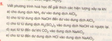 Bài 5 trang 134 SGK hóa học 12
