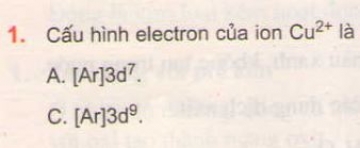 Bài 1 - Trang 158 - SGK Hóa học 12