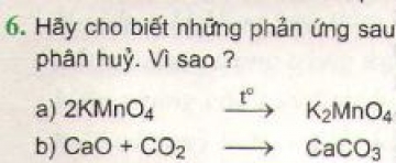 Bài tập 6 - Trang 101 - SGK Hóa học 8