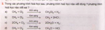 Bài 2 trang 116 sgk hoá học 9