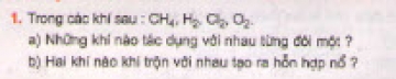 Bài 1 trang 116 sgk hoá học 9