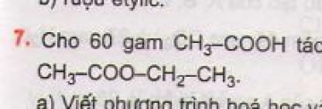 Bài 7 - Trang 143 - SGK Hóa học 9