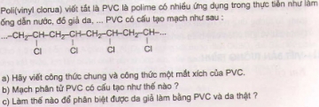 Bài 4 trang 165 sgk hóa học 9
