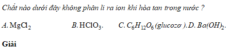 Câu 5 trang 7 SGK Hóa học 11 Nâng cao 