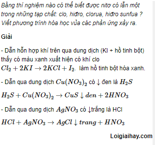 Câu 5 trang 40 SGK Hóa học 11 Nâng cao   