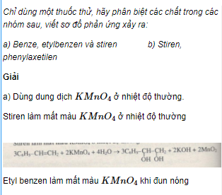 Câu 5 trang 196 SGK Hóa học 11 Nâng cao