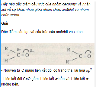 Câu 1 trang 246 SGK Hóa học 11 Nâng cao