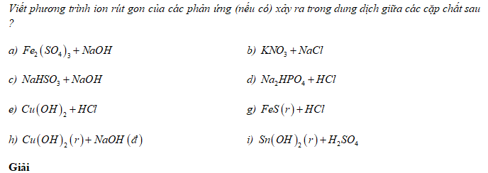 Câu 2 trang 28 SGK Hóa học 11 Nâng cao