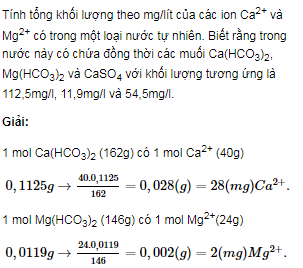 Bài 12 trang 168 SGK Hóa học lớp 12 nâng cao