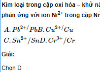 Bài 2 trang 222 SGK hóa học 12 nâng cao  