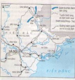 Dựa vào lược đồ (Hình 47), trình bày diễn biến chiến dịch Biên giới thu - đông 1950.