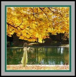 Bình giảng khổ thơ sau đây trong bài Đây mùa thu tới: Rặng liễu...dệt lá vàng.