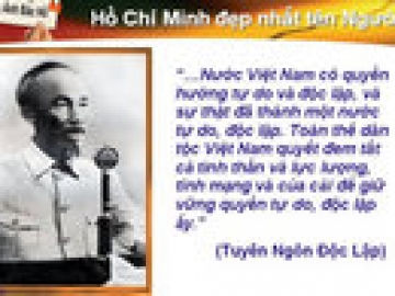 Phân tích “phần tuyên ngôn” trong bản Tuyên ngôn Độc lập của Chủ tịch Hồ Chí Minh nêu rõ: Ý nghĩa sâu sắc của phần tuyên ngôn. Lập luận chật chẽ, giọng văn hùng biện đẩy sức thuyết phục - Ngữ Văn 12