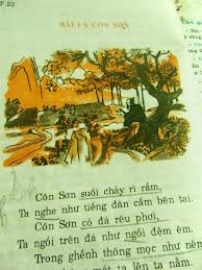 Cảm nhận khi đọc Bài ca Côn Sơn của Nguyễn Trãi.