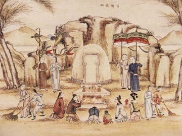 Quang cảnh hội xuân trong đoạn thơ Cảnh ngày xuân- trích Truyện Kiều của Nguyễn Du.