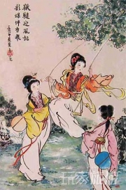 Hai bức tranh xuân trong bốn câu thơ đầu của bài Cảnh ngày xuân- trích Truyện Kiều của Nguyễn Du và Mùa Xuân nho nhỏ của Thanh Hải.