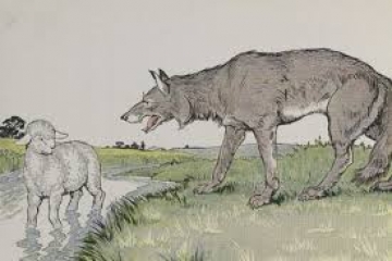 Cảm nhận về bài Chó sói và cừu trong thơ ngụ ngôn của La-phong- ten.