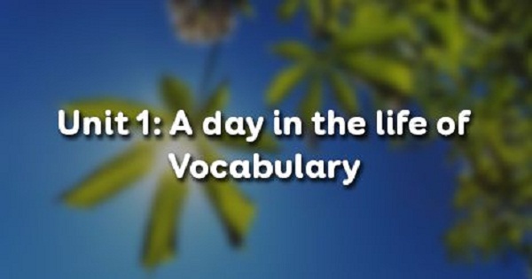 Vocabulary - Phần từ vựng - Unit 1 Tiếng Anh 10