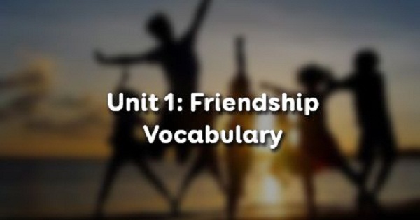 Vocabulary - Phần từ vựng - Unit 1 SGK Tiếng Anh 11