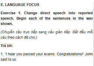 Language Focus - Unit 6 trang 73 SGK Tiếng Anh 11