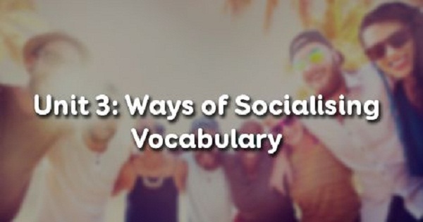 Vocabulary - Phần từ vựng - Unit 3 Tiếng Anh 12