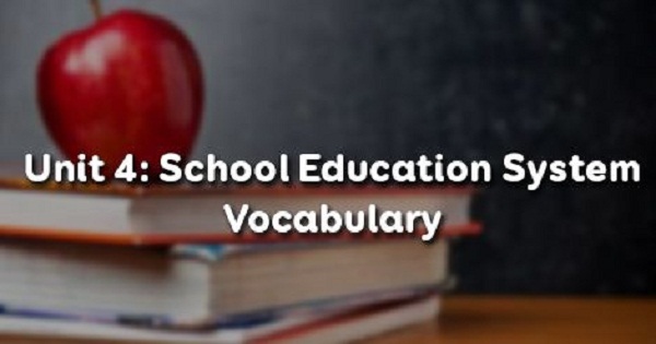 Vocabulary - Phần từ vựng - Unit 4 Tiếng Anh 12