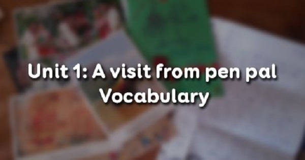 Vocabulary - Phần từ vựng - Unit 1 SGK Tiếng Anh 9