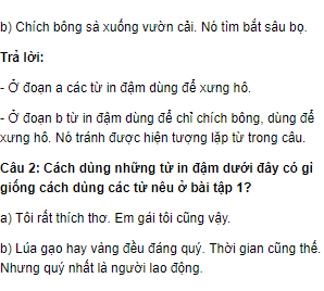 Luyện từ và câu: Đại từ trang 92 SGK Tiếng Việt 5 tập 1