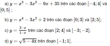 Bài 1 trang 23 SGK Giải tích 12