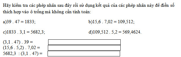 Bài 113 trang 50 sgk toán 6 tập 2