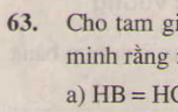 Bài 63 trang 136 - Sách giáo khoa toán 7 tập 1