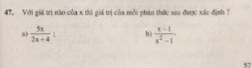 Bài 47 trang 57 sách giáo khoa toán 8 tập 1