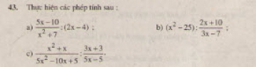 Bài 43 trang 54 sách giáo khoa toán 8 tập 1