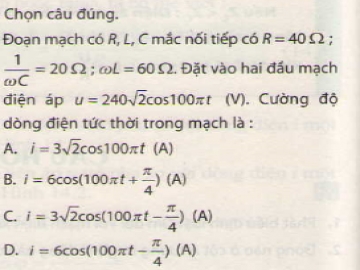 Bài 11 trang 80 sgk vật lý 12