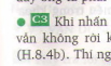 Câu 3 - trang 29 SGK vật lý 8